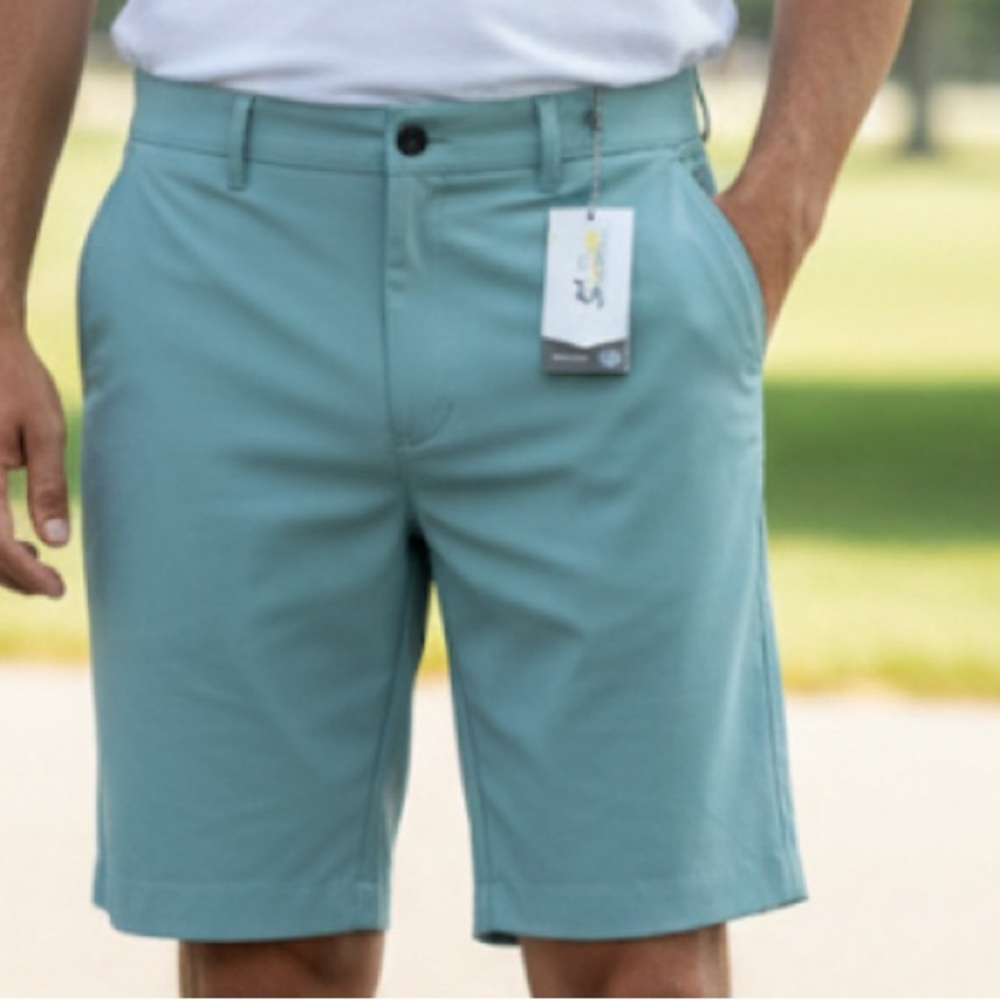 Bass Pro Shops Men's Teal Flat Front Shorts